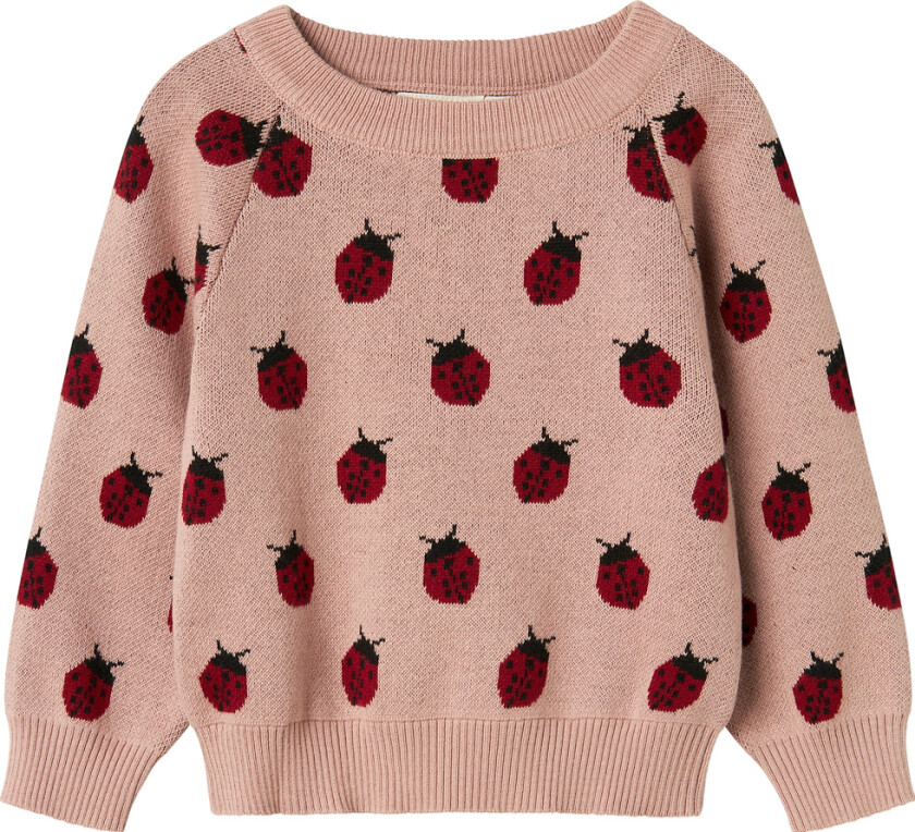 Lil'Atelier Genser - Strikk - NmfLulio - Misty Rose - Lil Atelier - 5 år (110) - Genser
