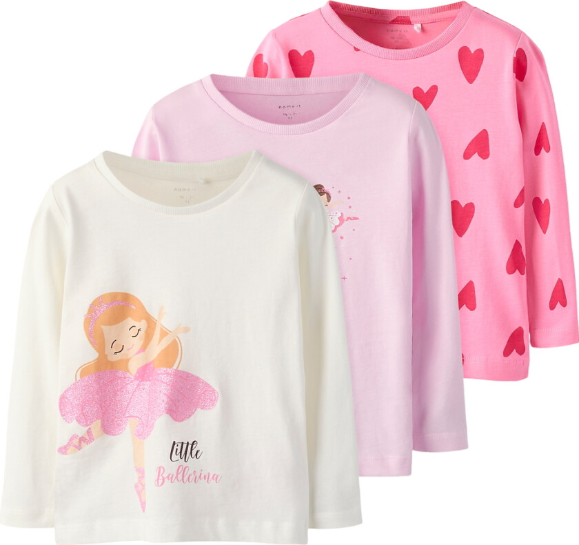 Gensere - 3-pack - NmfNia - Piruett - - 6 år (116) - Genser