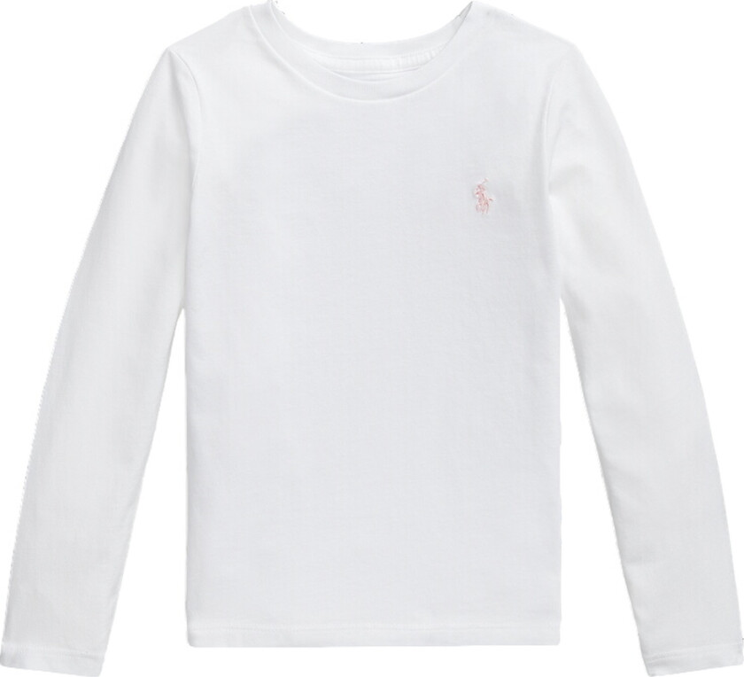 Genser - Hvit m. Rosa - - 4 år (104) - Genser