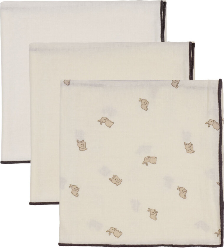 That's Mine Stoffklutene - Bora Muslin - 3-pack - 70x70 cm - Kan - Thats Mine - OneSize - Gulpeklut