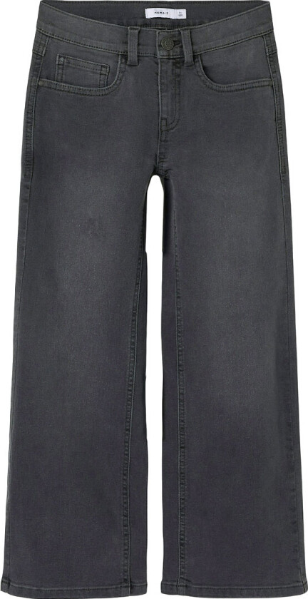 Jeans - Bred - NkfRose - Dark Grey Denim - - 7 år (122) - Jeans