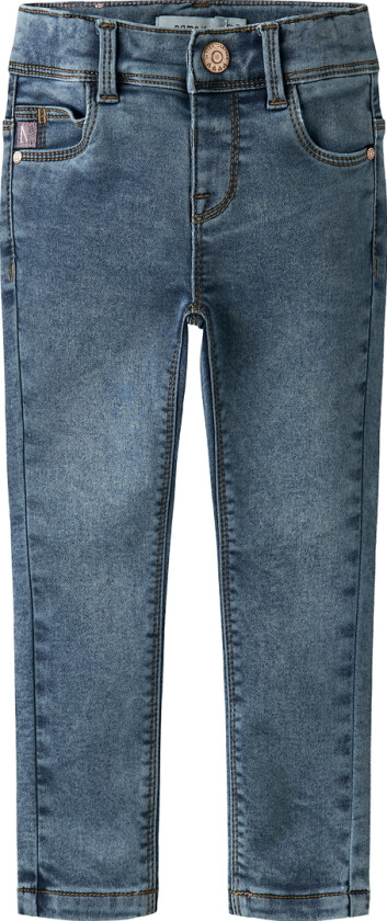 Jeans - Nei - NmfPolly - Skinny - Dark Blue Denim - - 3 år (98) - Jeans