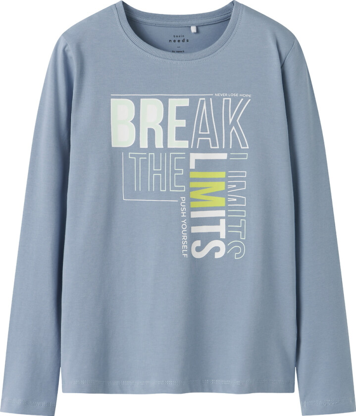 Genser - NkmVux - Dusty Blue/Bryt grensene - - 6 år (116) - Genser