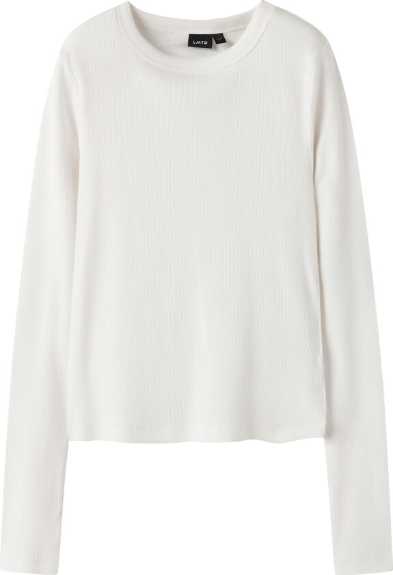 Genser - Rib - Noos - NlfHinaja - White Alyssum - - 13-14 år (158-164) - Genser