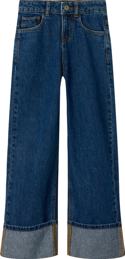 Jeans - Bred - NkfRoes - Dark Blue Denim - - 11 år (146) - Jeans
