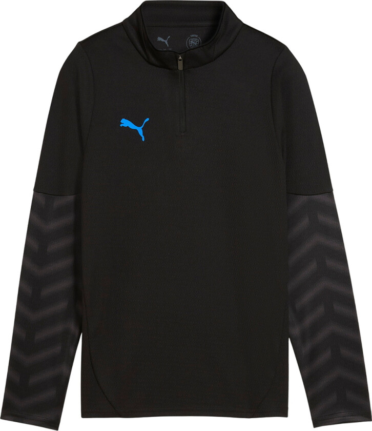 Genser M Glidelås - Svart m. Blå - - 16 år (176) - Genser