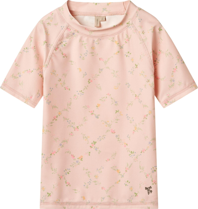 Badetop - UV40+ - Jackie - Powder Rutete blomster - - 3 år (98) - Badetøy