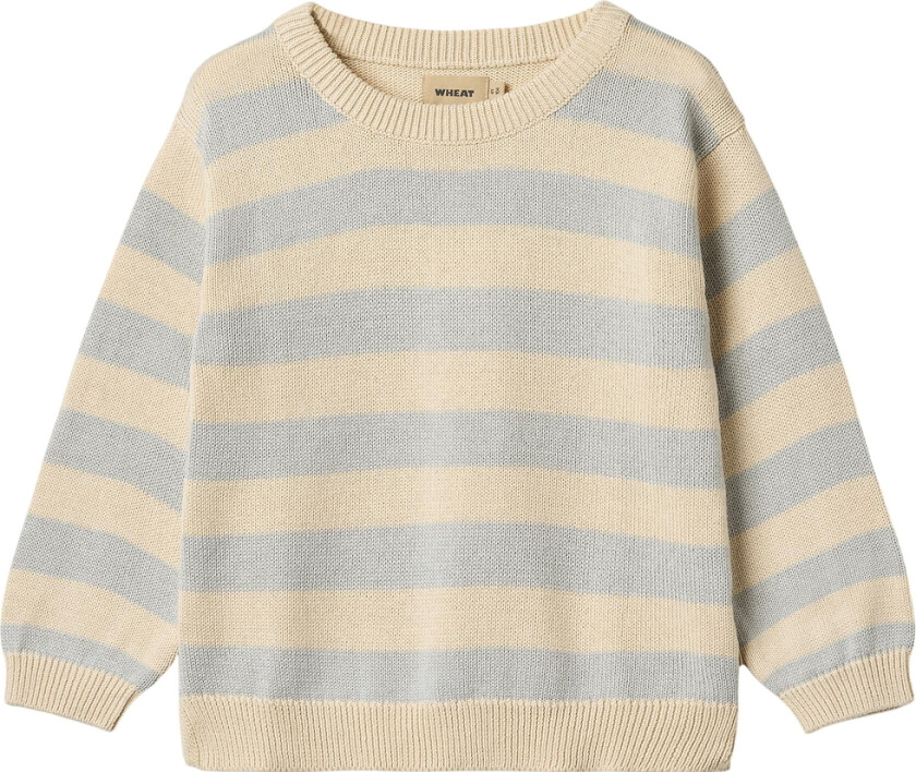 Genser - Strikk - Morgan - Soft Blue Stripe - - 8 år (128) - Genser