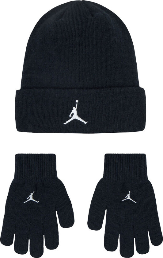 Lue/Hansker - Strikk - Svart - - 4-7 år (104-122) - Lue