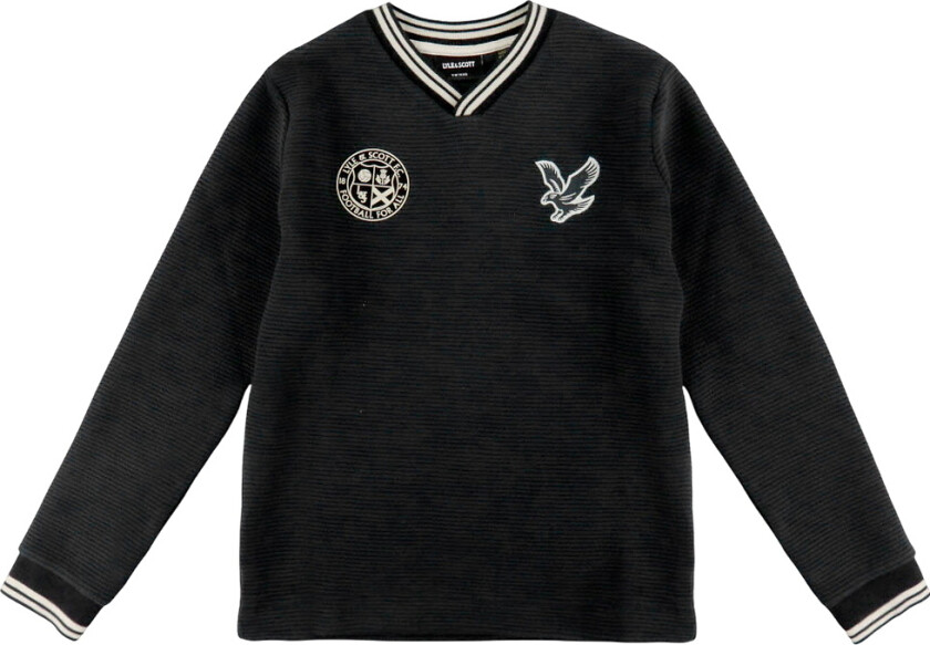 Genser - Fotball - Jet Black - - 10-11 år (140-146) - Genser