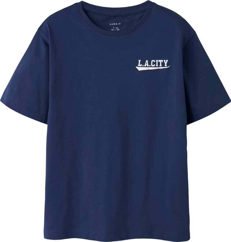 T-skjorte - NkmLadon - Blåkopi - - 9-10 år (134-140) - T-skjorte