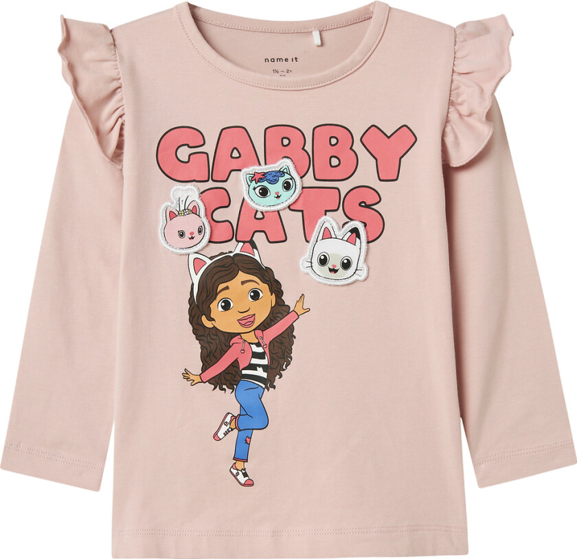 Genser - NmfJutte - Gabby's Dollhouse - Polert Lilac - - 7-8 år (122-128) - Genser