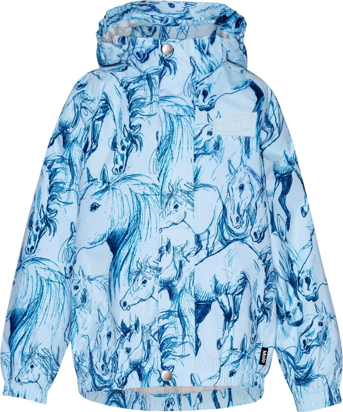 Regnjakke - PE - Waiton - Sky Blue Hester - - 5-6 år (110-116) - Regnjakke
