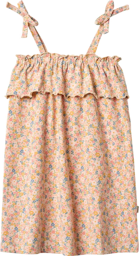 Kjole - Anine - Multi Blomster - - 4 år (104) - Kjole