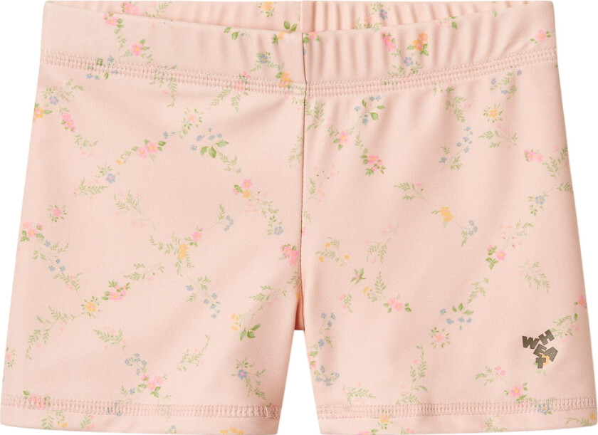 Badebukser - UV40+ - Niki - Powder Rutete blomster - - 6 år (116) - Badetøy