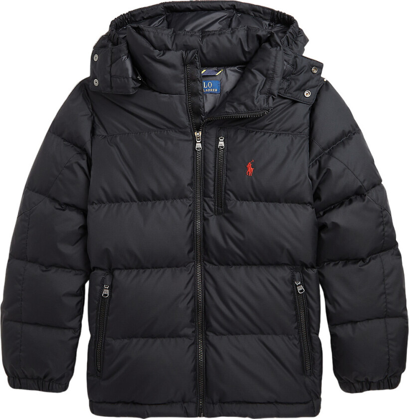 Dunjakke - Polo Black - - 8 år (128) - Dunjakke