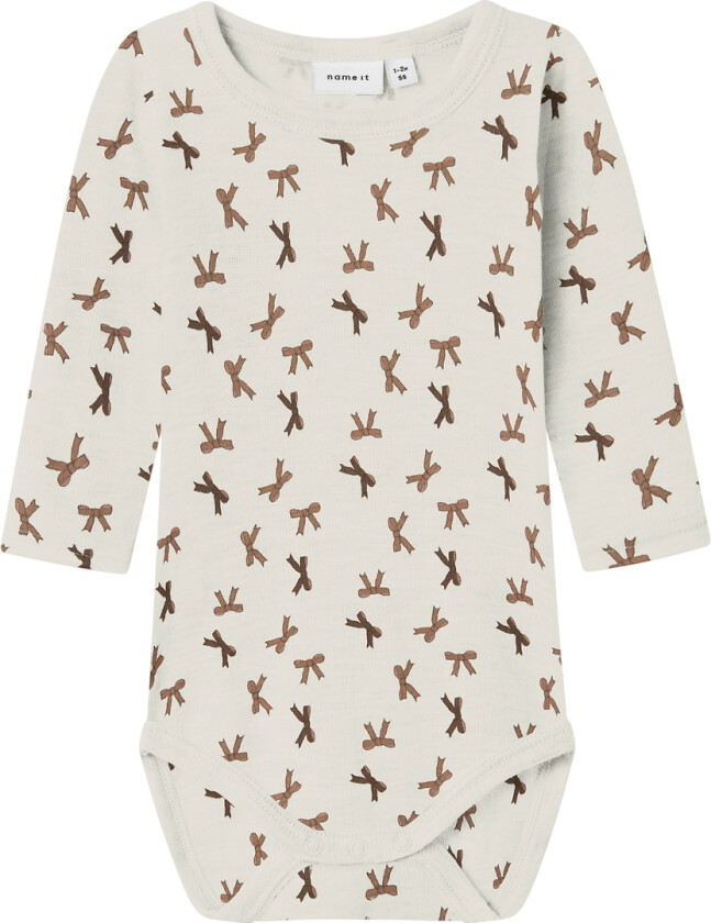 Body I/e - Ull - NbfWang - Snow White/Buer - - 68 - Langermet Body