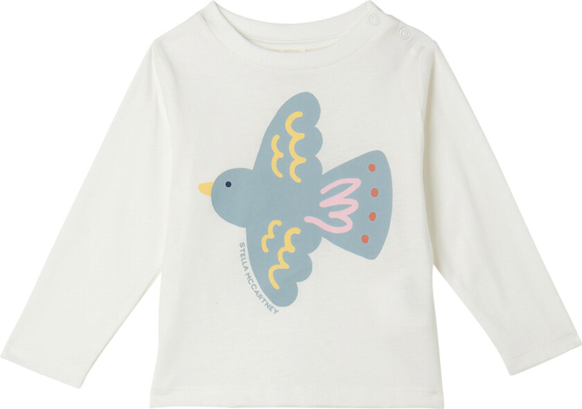 Genser - Ivory m. Fugl - - 24 md - Genser