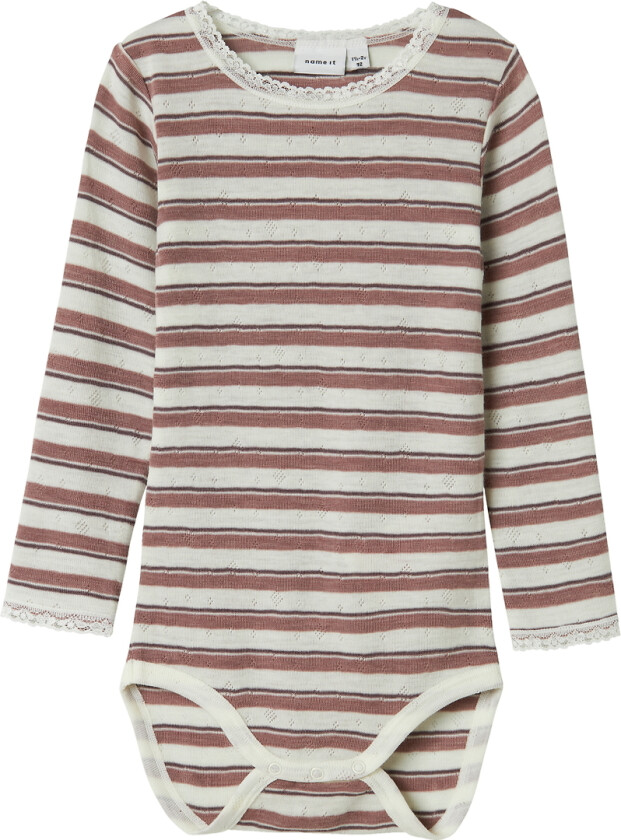 Body I/e - Ull - NmfWang - Gevir/Snow White - - 3 år (98) - Langermet Body