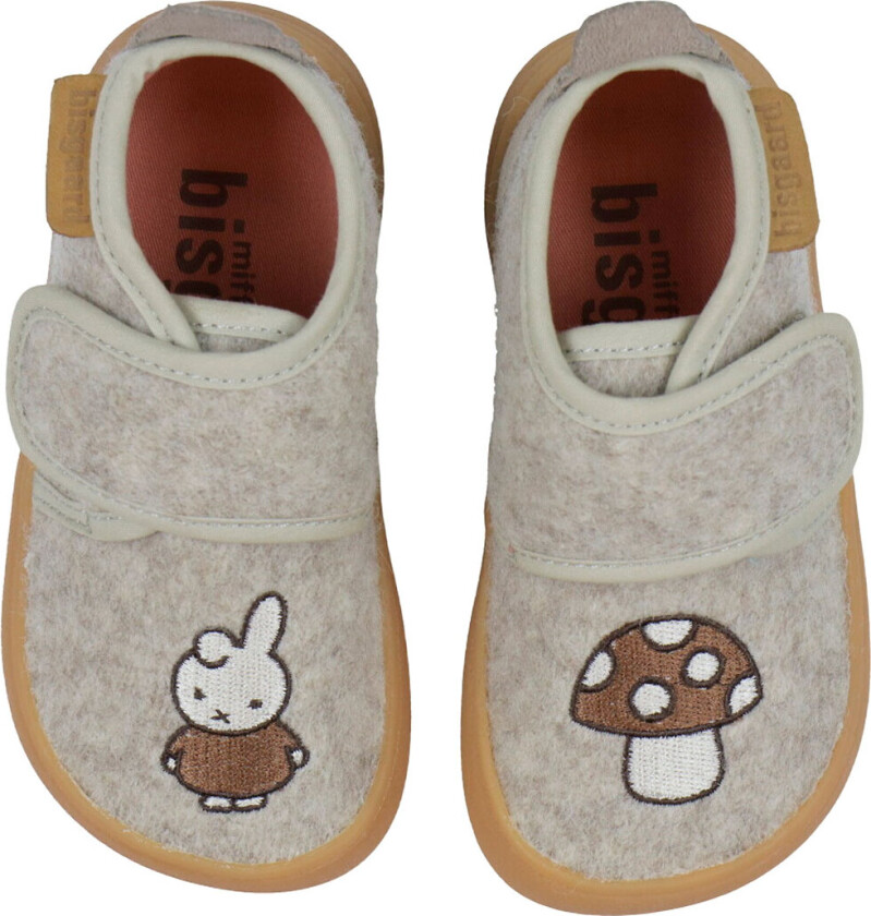 X Miffy Tøfler - Ull - Barfot - Sand - - 28 - Tøfler