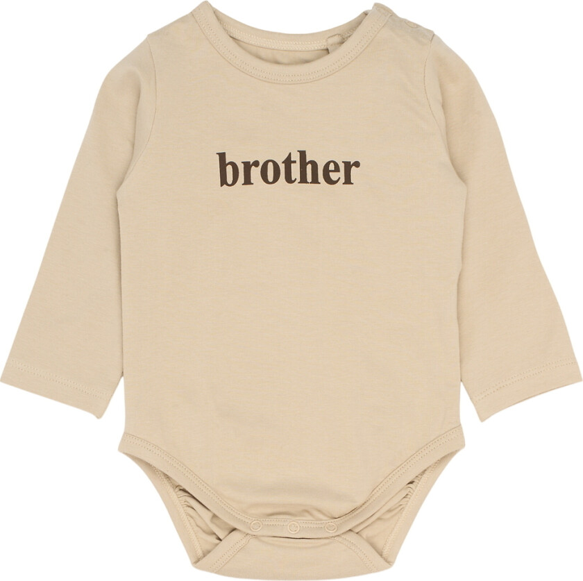 Siblings Body I/e - TnsbBrother - Hummus - - 1 år (80) - Langermet Body