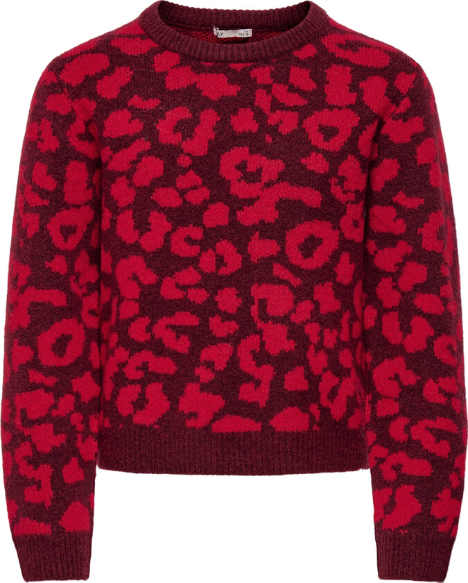 Genser - Ull - Strikk - KogDora - Cabernet/Salsa Leo - - 13-14 år (158-164) - Genser