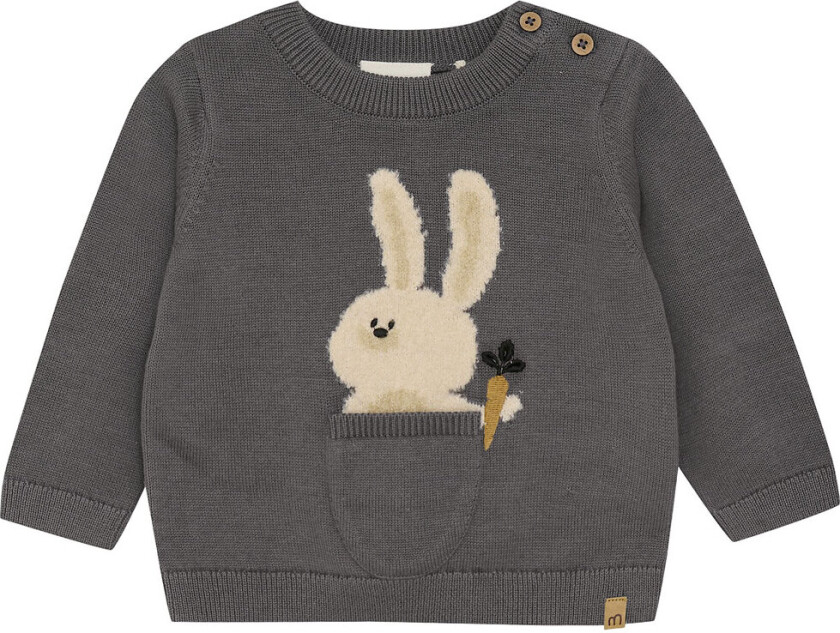 Genser Strikket - Dark Gull Grey - - 56 - Genser