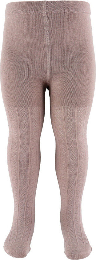 Strømpebukser - Ull - Karla - Dry Rose m. Mønster - - 5-6 år (110-116) - Strømpebukser