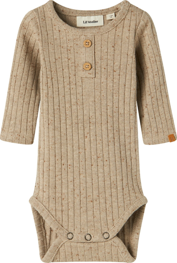 Lil' Atelier Body I/e - Strikk - NbmOmilo - Ren kasjmir - Lil Atelier - 62 - Langermet Body