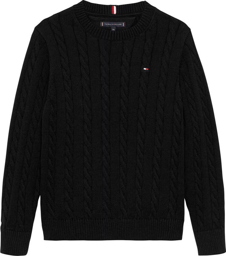 Genser - Strikk - Svart - - 5 år (110) - Genser