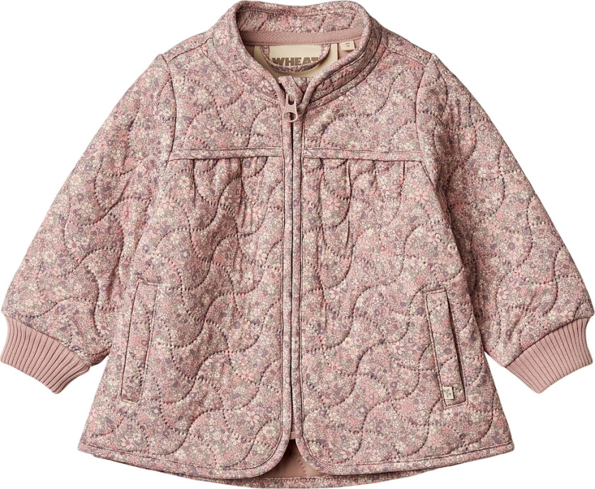 Termojakke - Thilde - Soft Lavender Blomster - - 74 - Termoklær