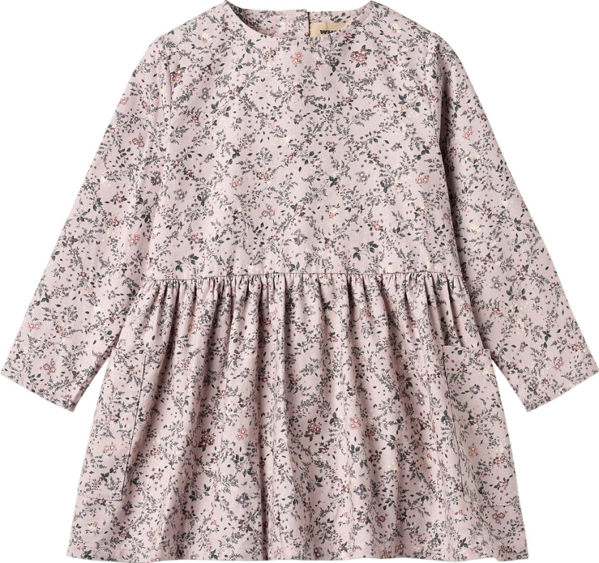 Bilde av Kjole - Aima - Lilac Rutete blomster - - 5 år (110) - Kjole