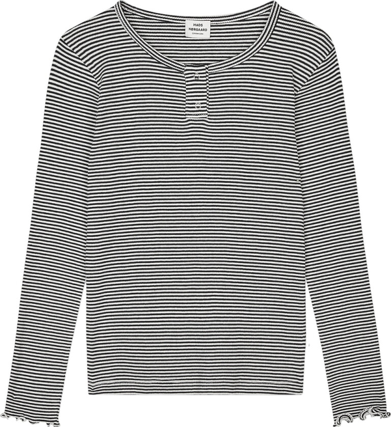 Genser - Rib - Stripe Tala - Svart/Vanilla Ice - - 14 år (164) - Genser