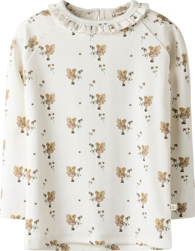 Lil' Atelier Genser - NmfLayo - Coconut Melk - Lil Atelier - 7-8 år (122-128) - Genser