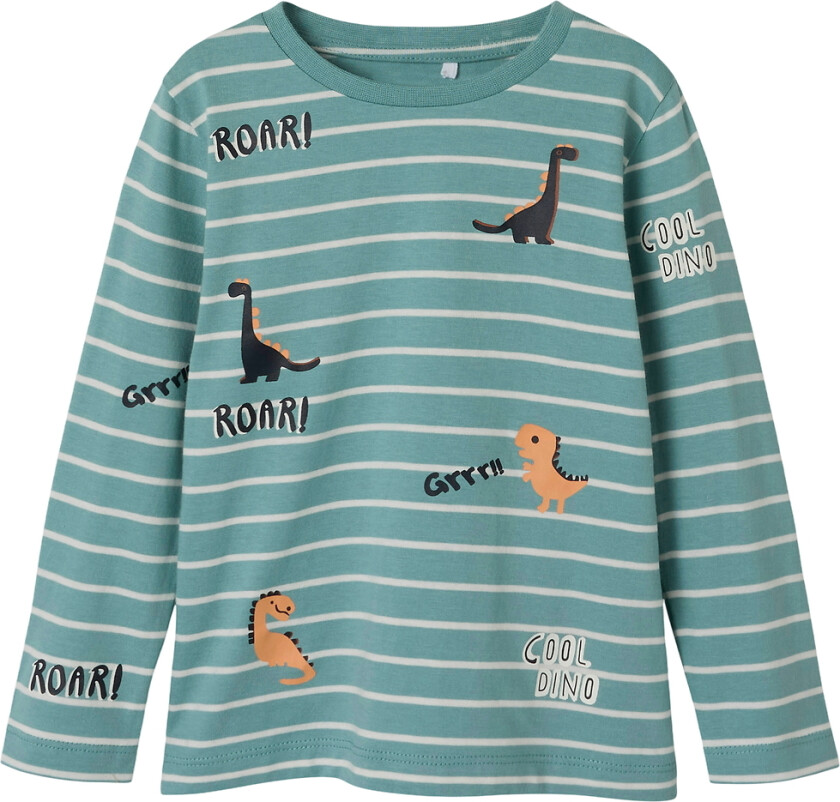 Genser - NmmPtenne - Mineral Blue m. Dinosaurer - - 2 år (92) - Genser