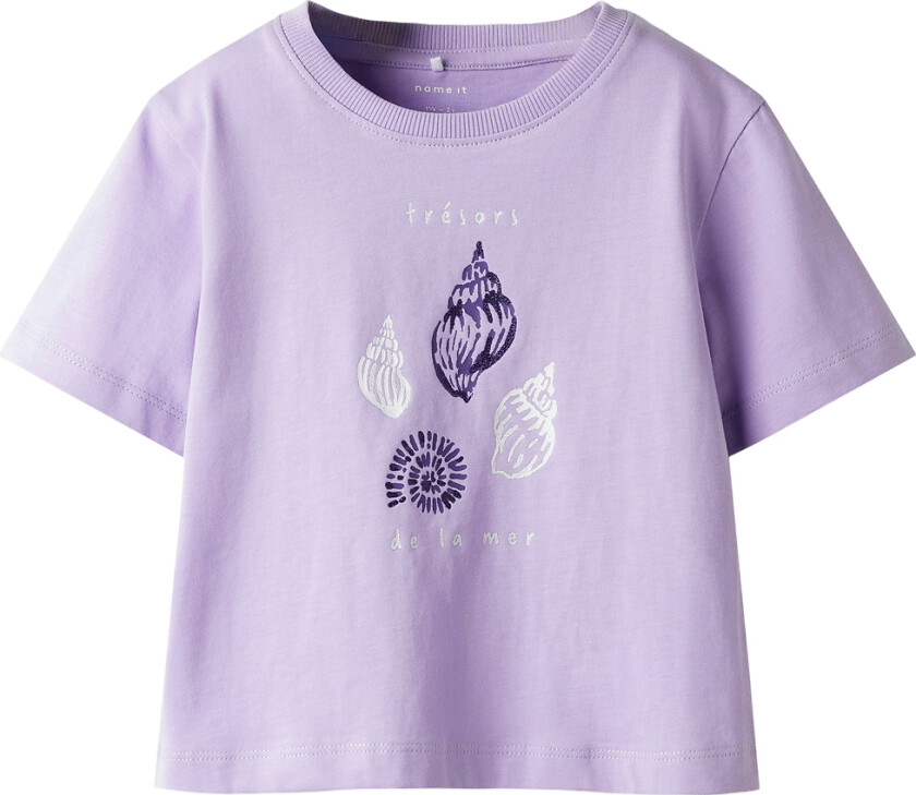 T-skjorte - NmfHaline - Lavendel - - 2 år (92) - T-skjorte