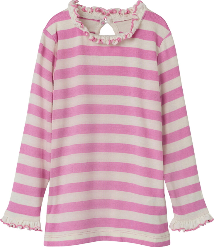 Genser - NmfPrakula - Fuchsia Rosa/Bright White - - 2 år (92) - Genser