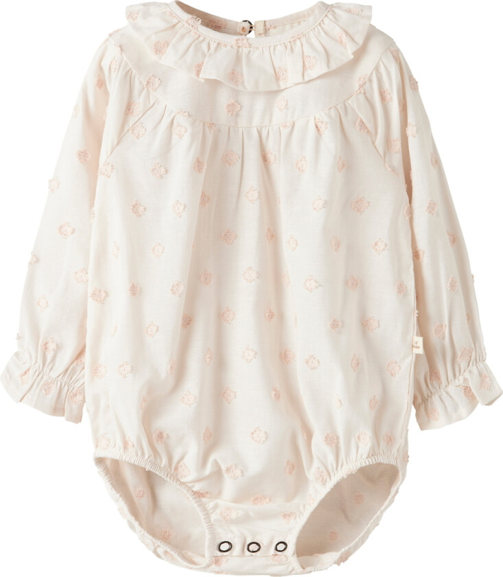 Lil' Atelier Body I/e - NbfNethe - Pastel Pergament - Lil Atelier - 1 år (80) - Langermet Body