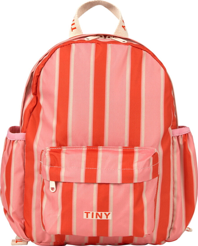 Ryggsekk - Retro Striper - Rosa - - OneSize - Ryggsekk