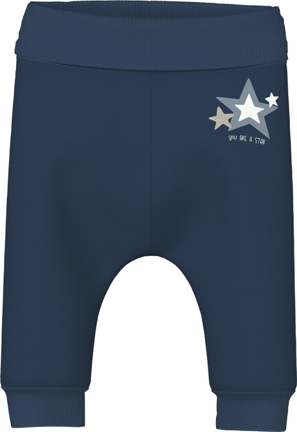 Joggebukser - NbmVonne - Insignia Blue/Stjerner - - 68 - Joggebukse