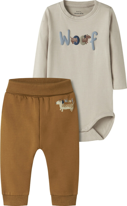 Kroppssett I/e - NbmVroels - Island Fossil/Gummi - - 74 - Langermet Body