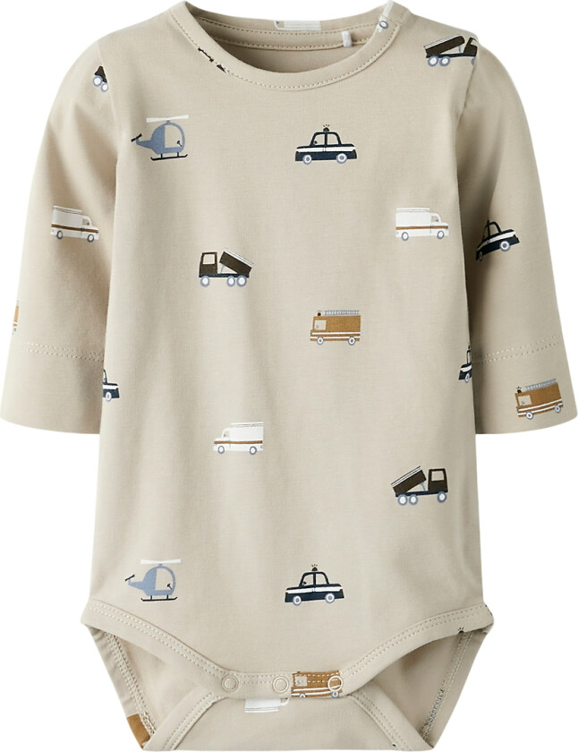 Body I/e - NbmFeyan - Islandsk fossil - - 1½ år (86) - Langermet Body