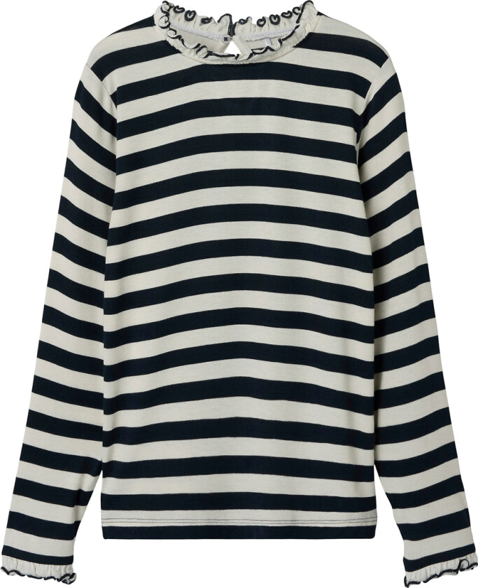 Genser - NkfPrakula - Dark Sapphire/Bright White - - 6 år (116) - Genser