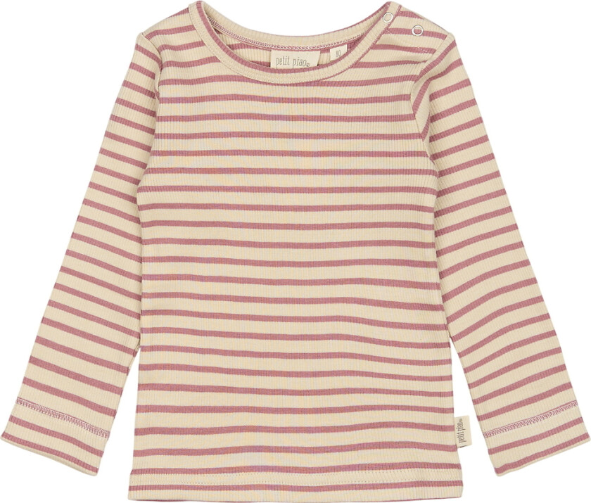 Genser - Rib - Modal - Nostalgisk Rose/Off White - - 5 år (110) - Genser
