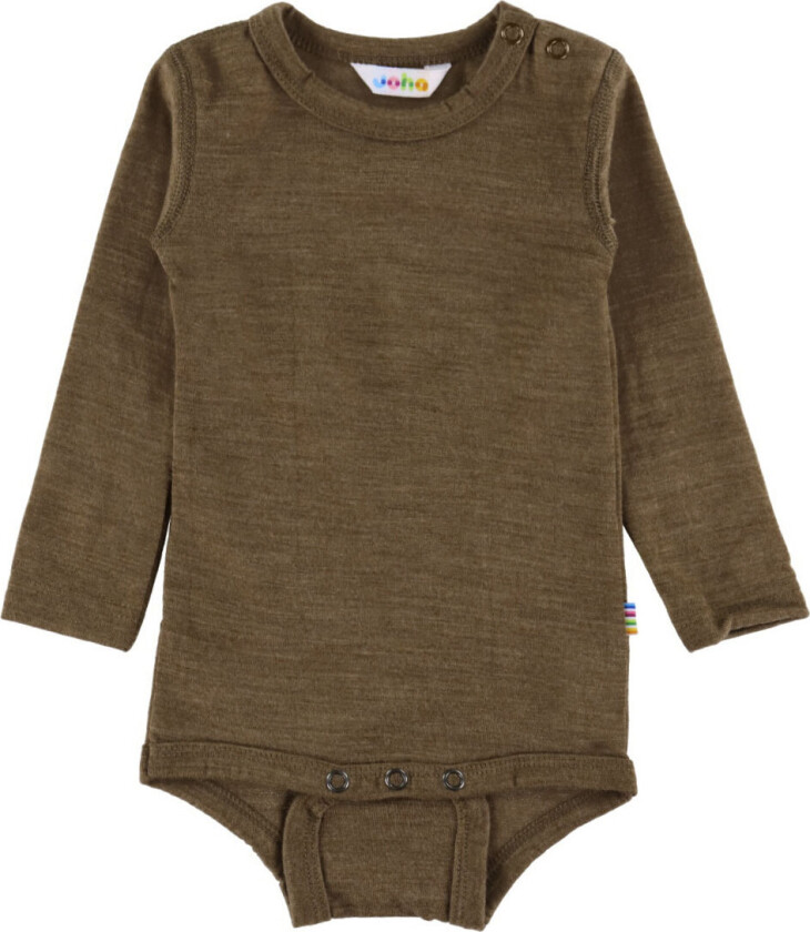 Body I/e - Ull/Silke - Brun Melert - - 100 - Langermet Body