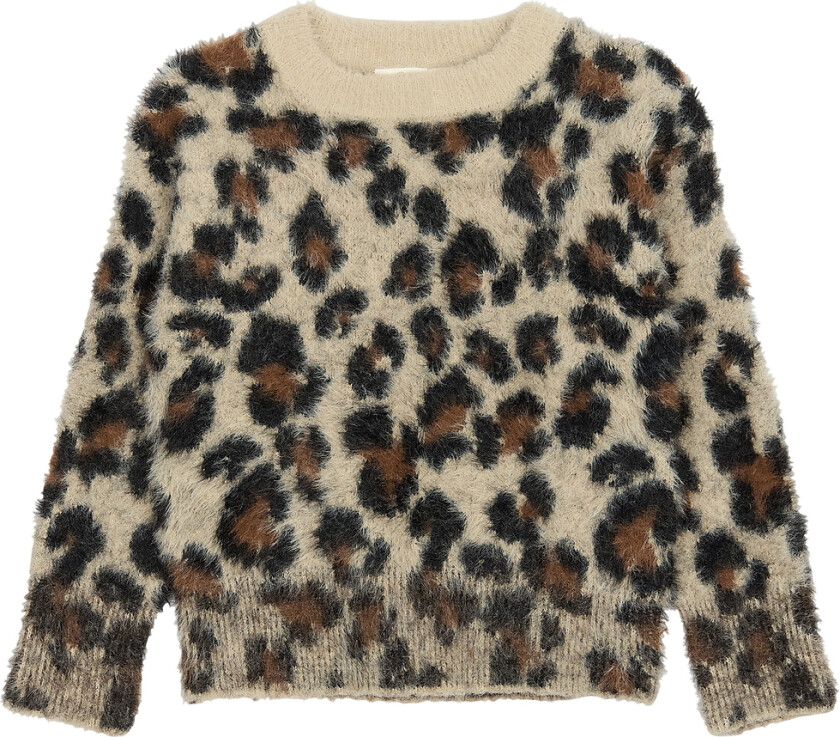 Genser - Strikk - TnPamilla - Fjærgrå AOP - - 13-14 år (158-164) - Genser