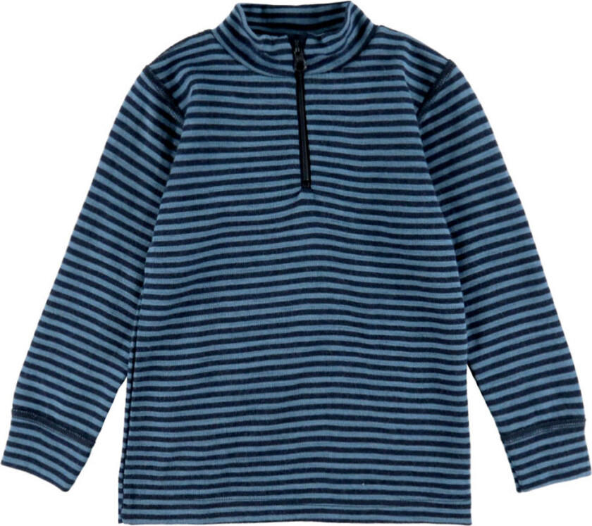 Genser - Ull - Blå m. Striper - - 150 - Genser