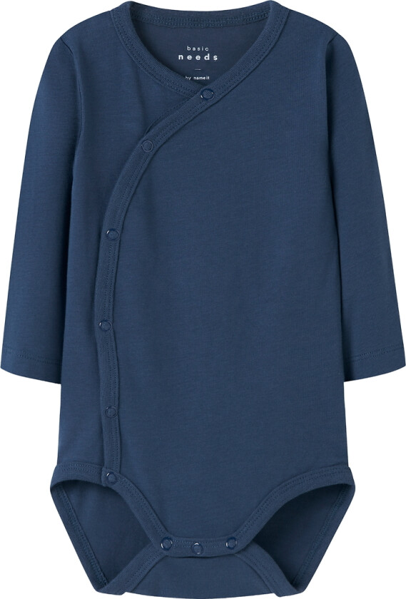 Omslagsbody I/e - NbmVrolle - Insignia Blue - - 56 - Langermet Body