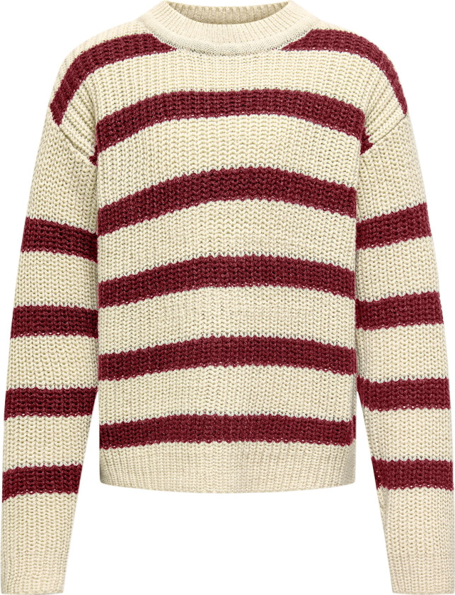 Genser - Strikk - Noos - KogJusty - Eggnog/Cabernet - - 9-10 år (134-140) - Genser