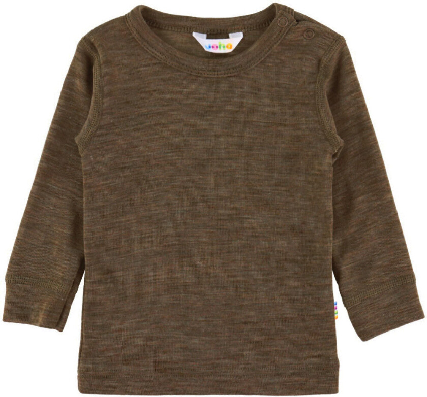 Genser - Ull/Silke - Brun Melert - - 110 - Genser